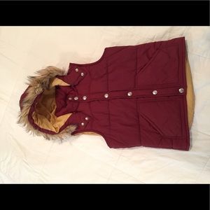 True Religion Puffer Vest with Detachable Hood