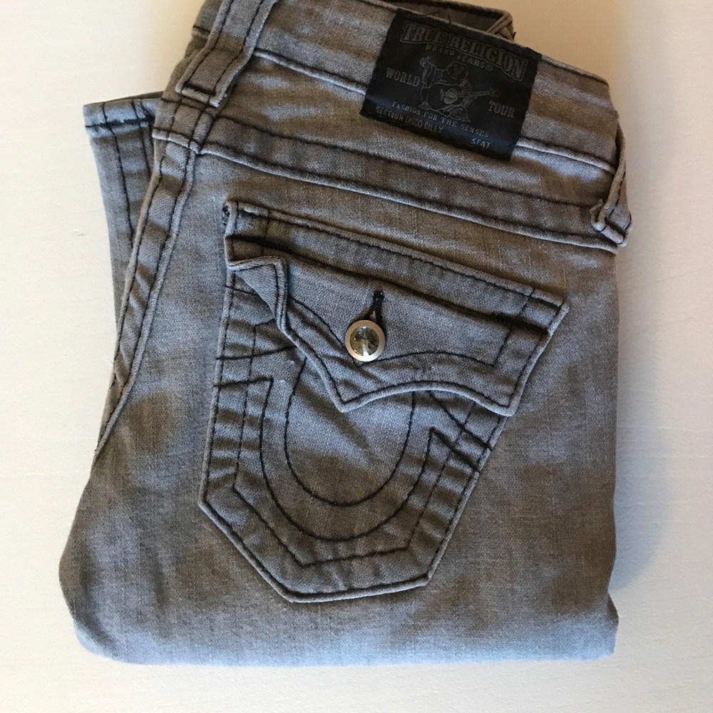 Limited Edition Grey True Religion Jeans