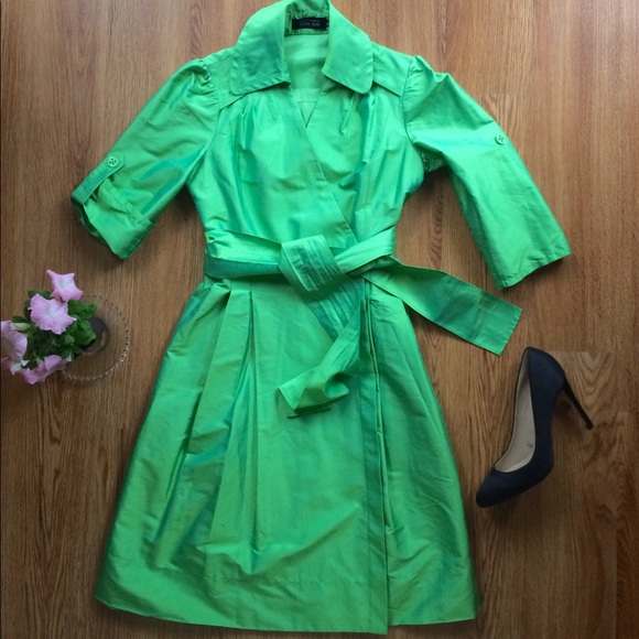 Teri Jon Jackets & Blazers - Sale🌺Killer Teri John trench coat silk taffeta S