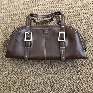 Faux leather handbag