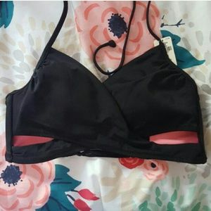 VS PINK Knotted Back Wrap Bikini Top
