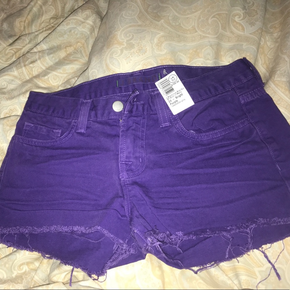 NWT J Brand purple shorts