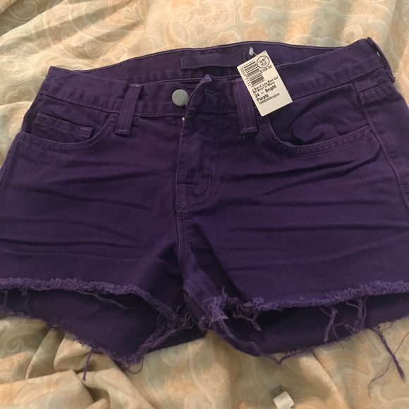 NWT J Brand purple shorts - Picture 4 of 4