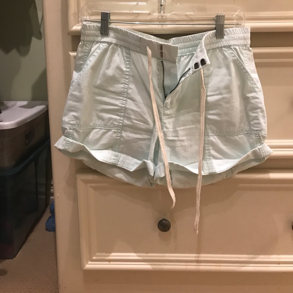 Baby blue shorts