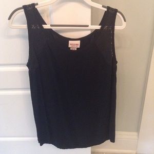 Black tank top