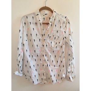 🌊🌊 GAP SEAHORSE BUTTON UP TOP 🌊🌊
