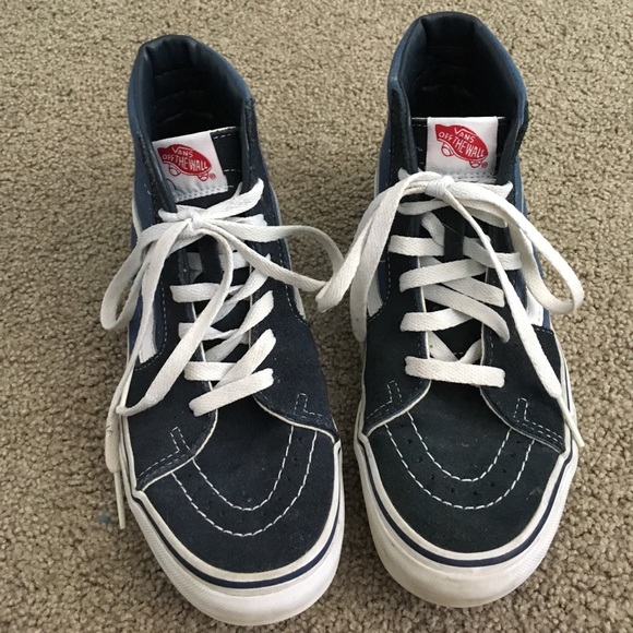 Vans Shoes - Navy Blue Vans Sk8-Hi
