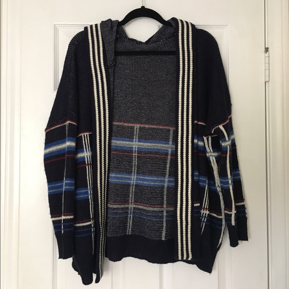 Oversized Hooded Cardigan