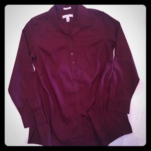 Chico's No Iron Collared Top