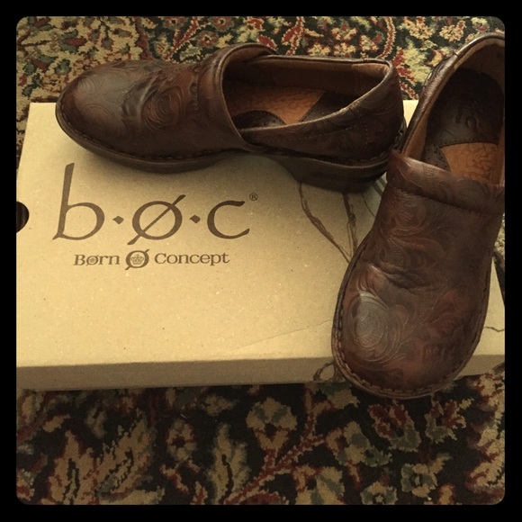 Clogs B.O.C brown size 6.5 - Picture 1 of 2