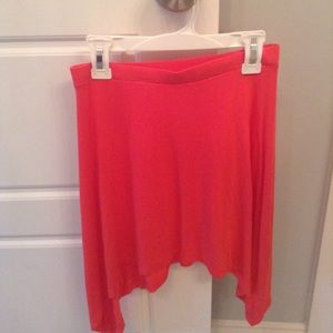 Coral/Red skirt