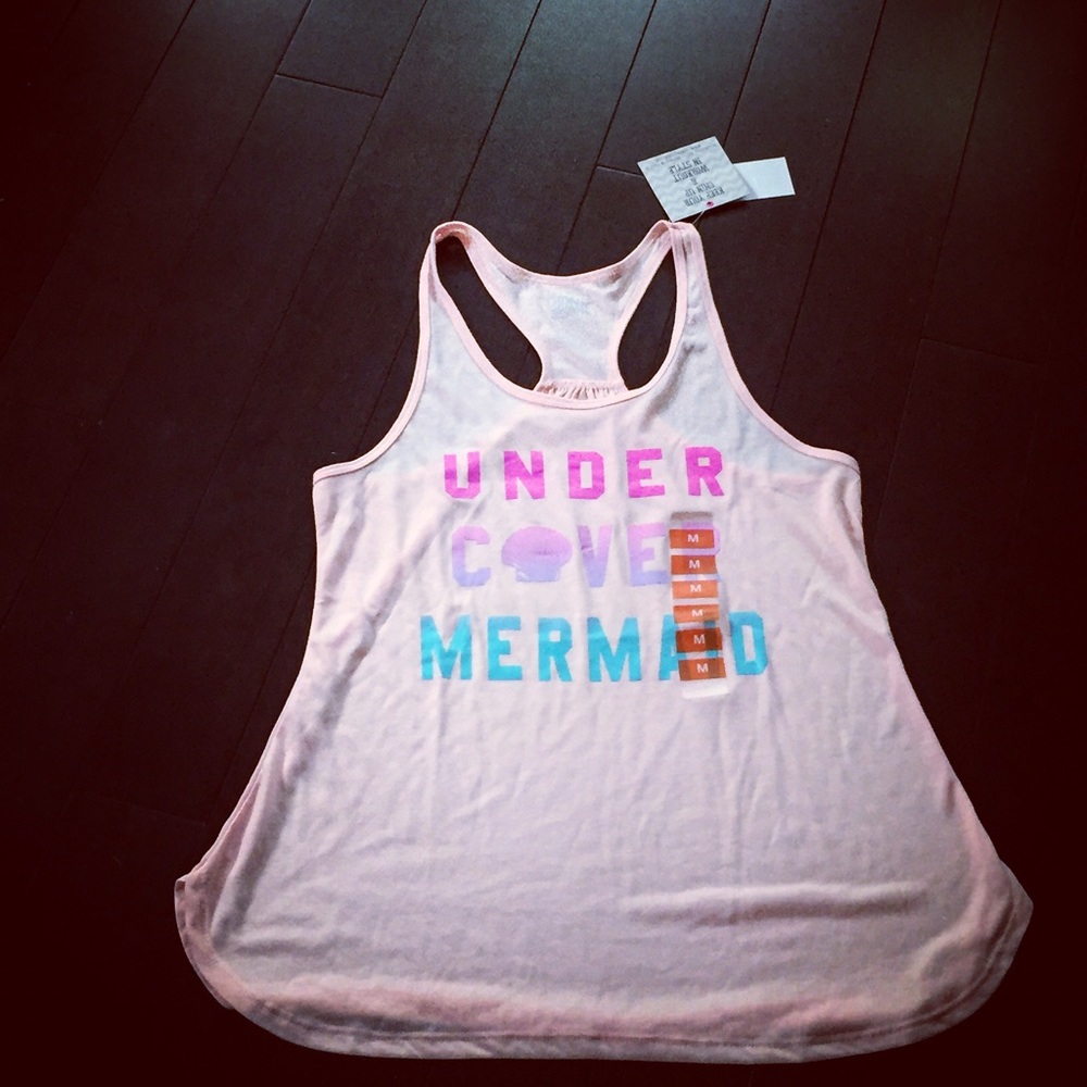 Under Cover Mermaid Racer Back Workout Tank