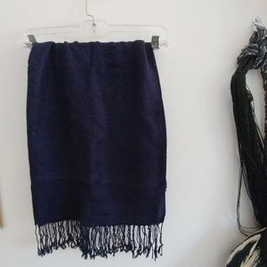Navy Blue Scarf/Shawl