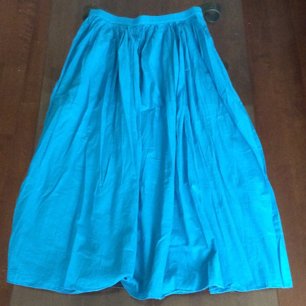 Rich Turquoise Blue Skirt