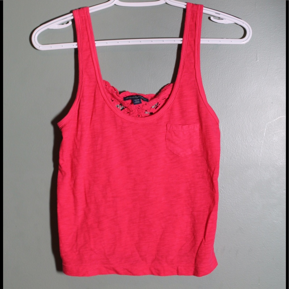 American Eagle Crotchet Back Tank