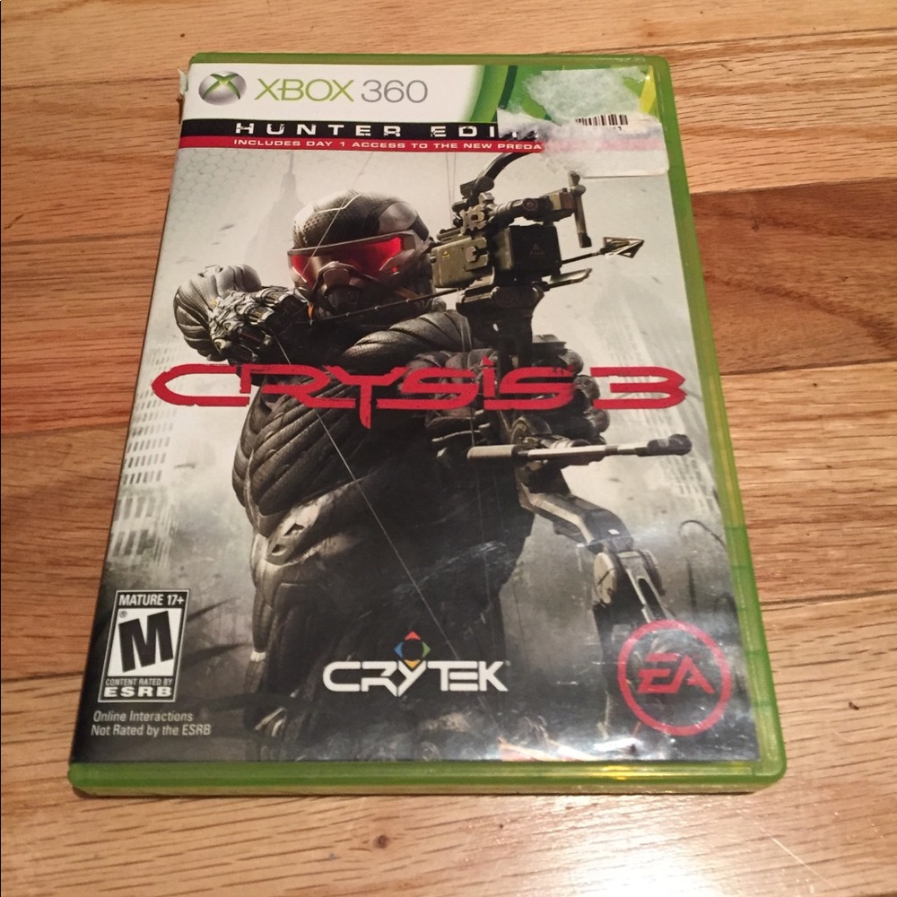XBOX 360 CRYSIS 3 GAME