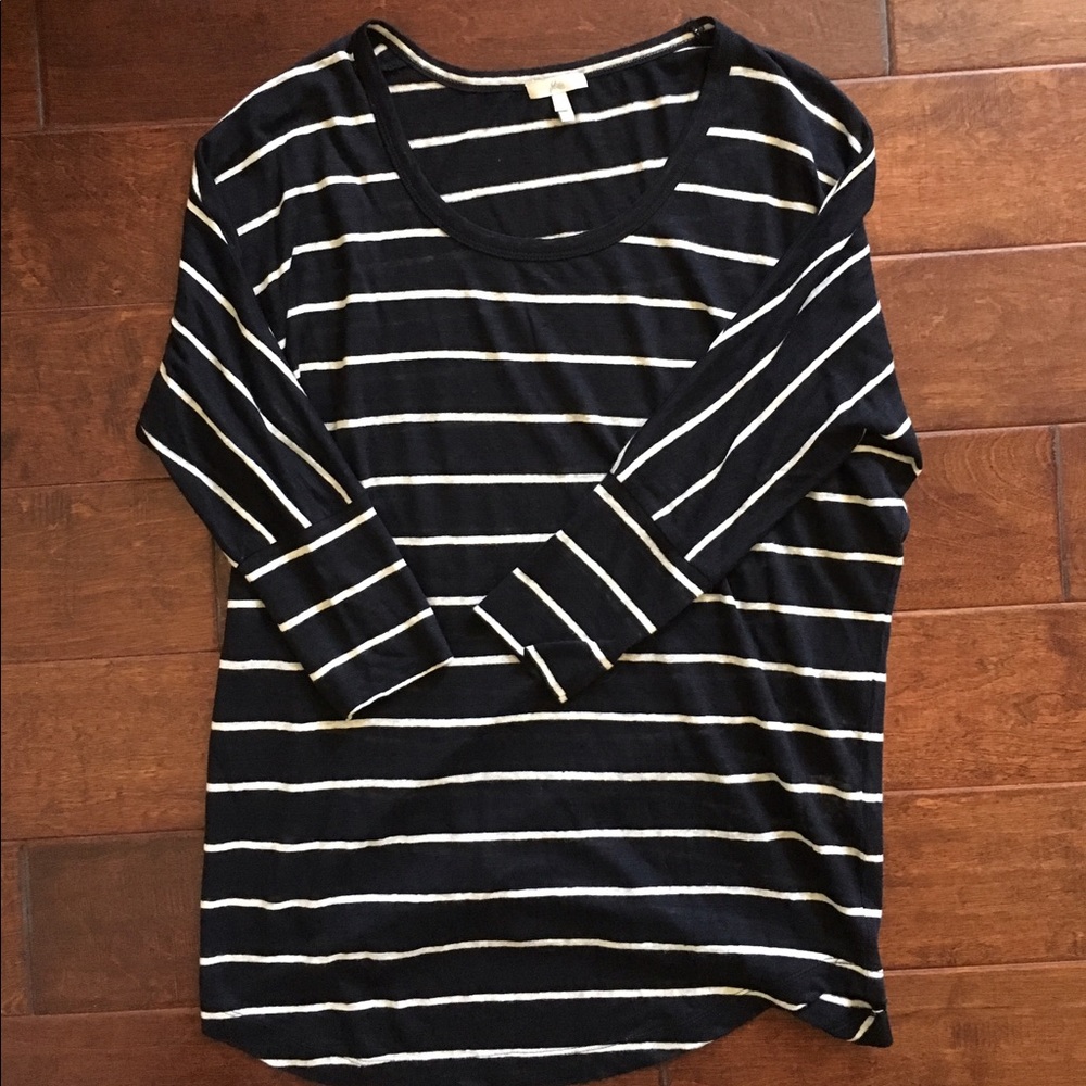 Joie Black and White Pullover Top - Picture 4 of 8