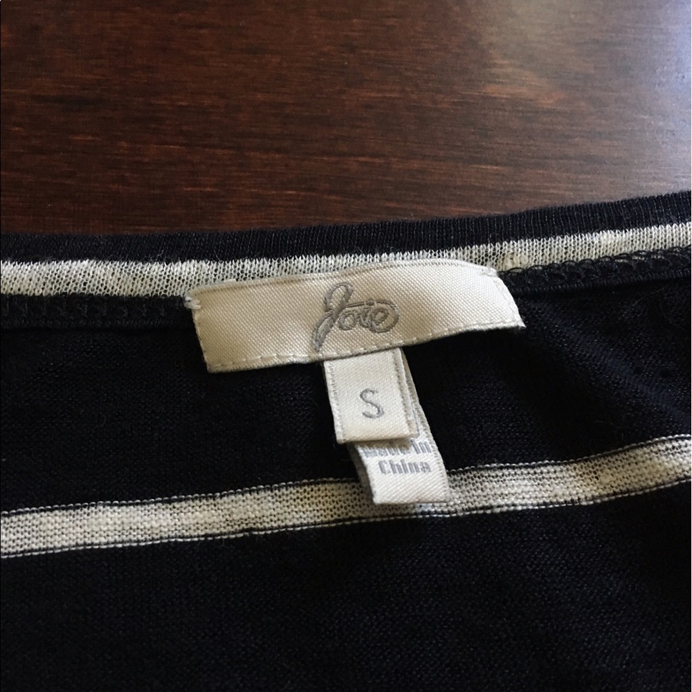 Joie Black and White Pullover Top - Picture 5 of 8