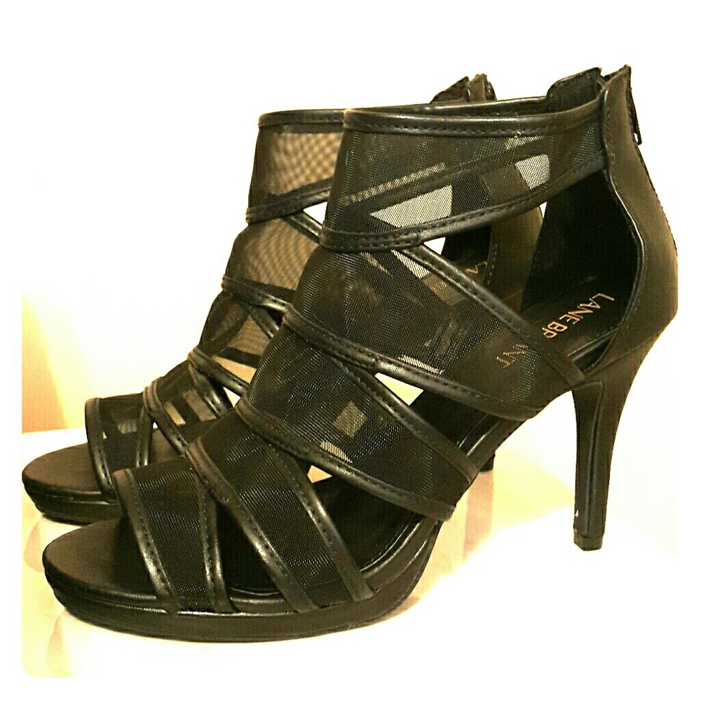 DONATED-Lane Bryant Sheer Heeled Sandals