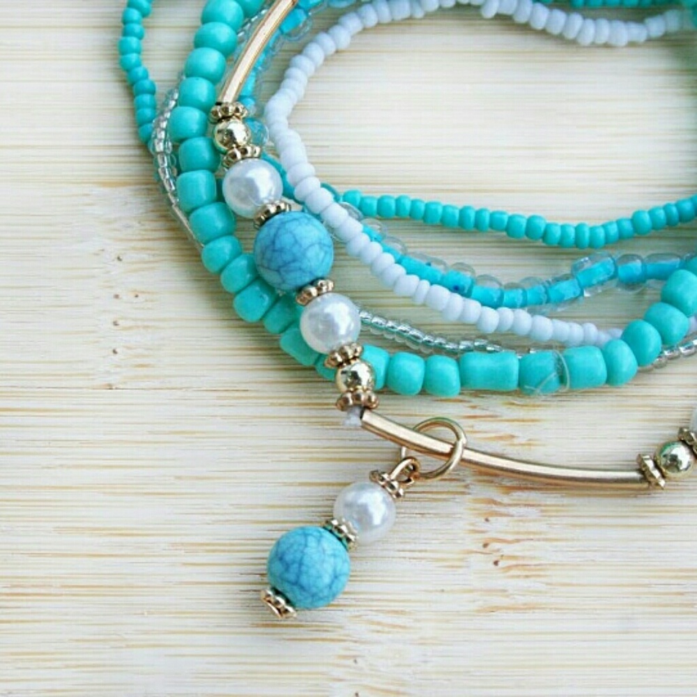 Turquoise Bracelet Set - Picture 3 of 3