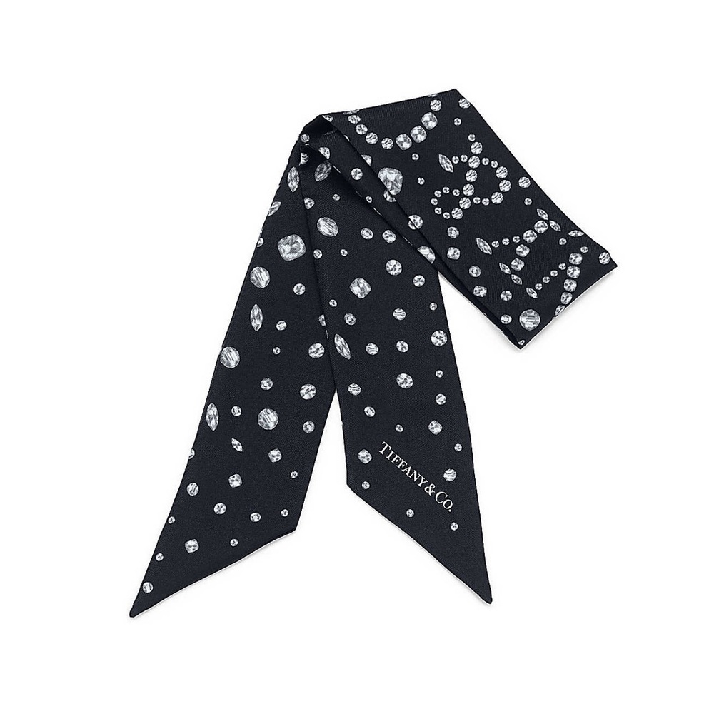 Tiffany & Co. Gemstones ribbon scarf - NWB