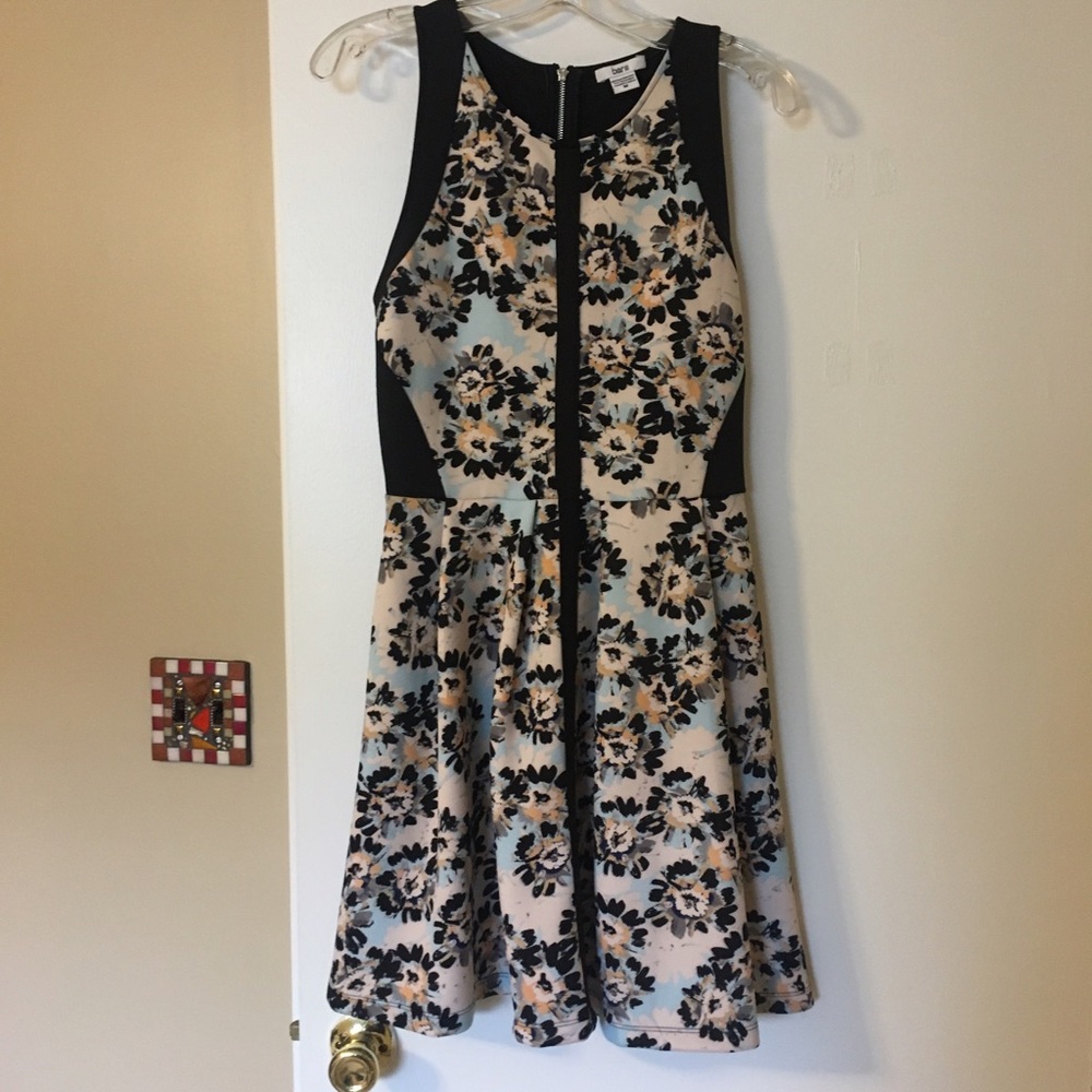 Bar III Floral&Black Dress