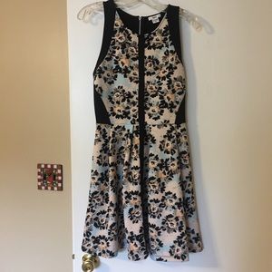 Bar III Floral&Black Dress