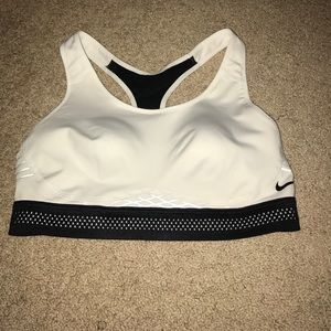 White Nike Sports Bra