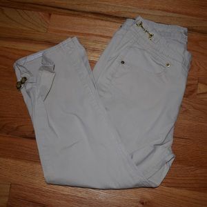 Skinny Khaki Capris
