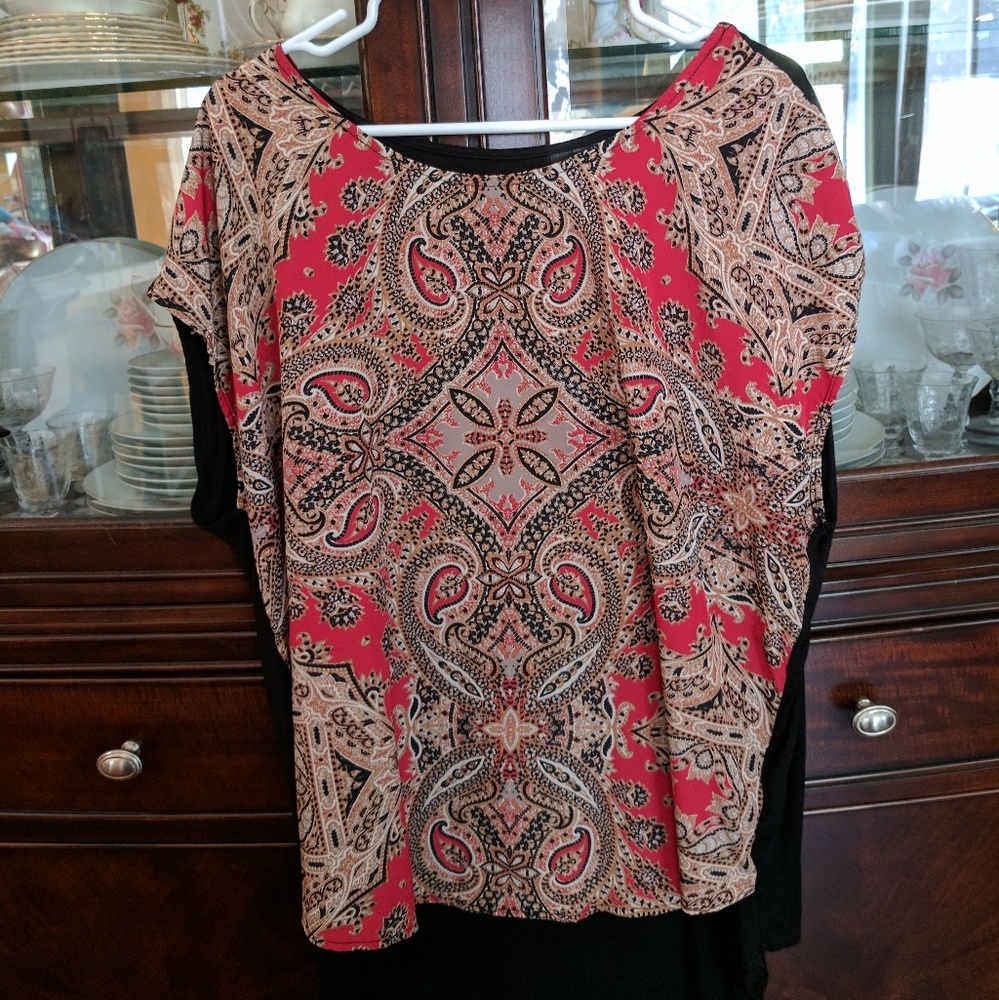 Paisley Print Blouse