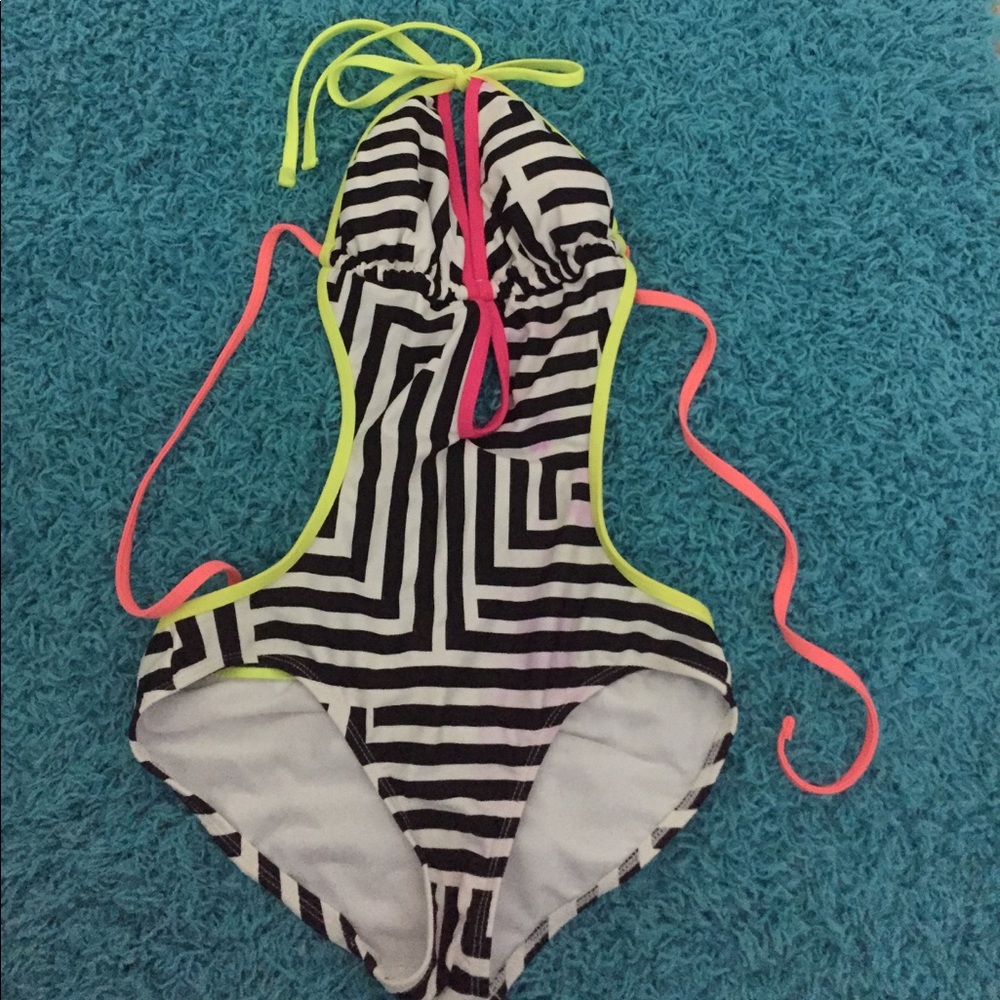 Striped one piece
