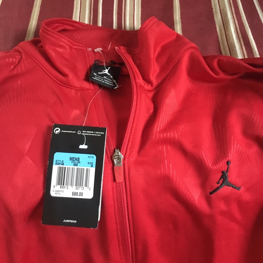 Jordan light fleece zip up- NWT - Medium