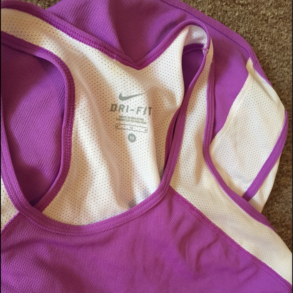 Nike Dri-FIT purple tank