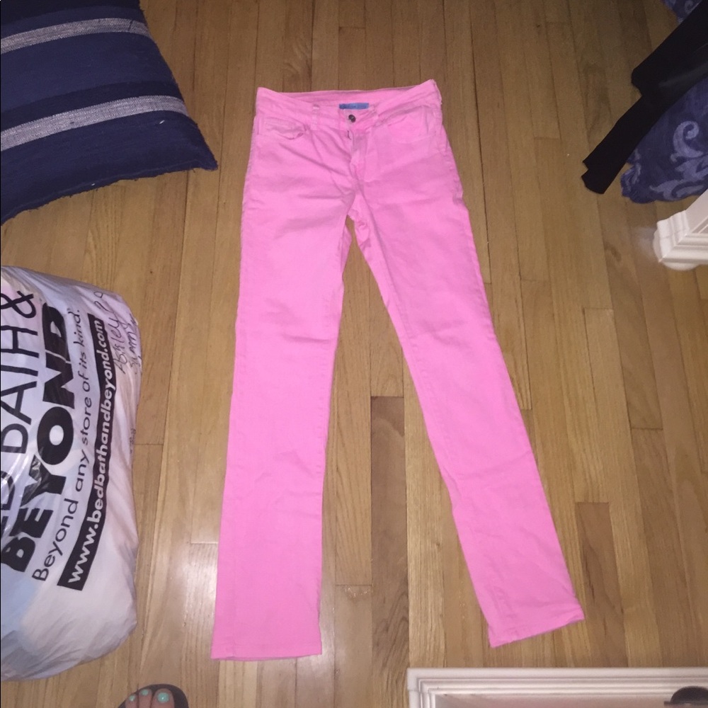 Pink jeans