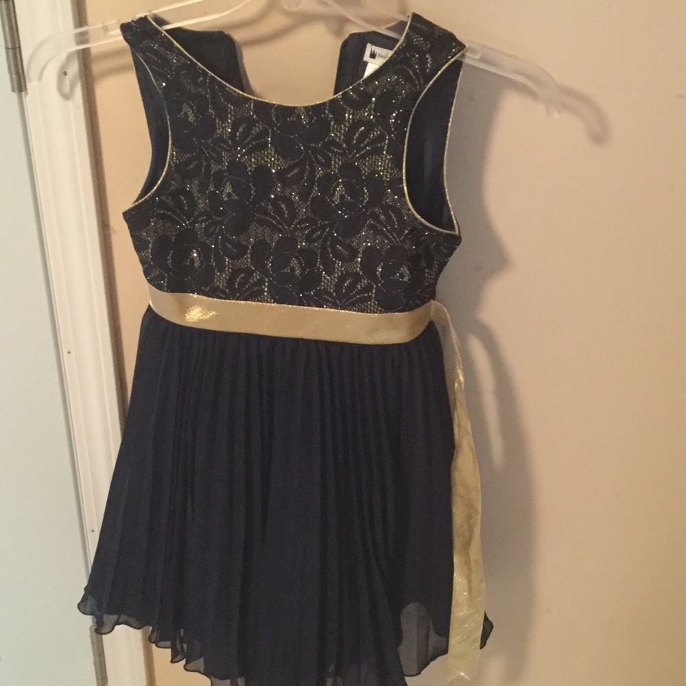 Black & gold girl formal