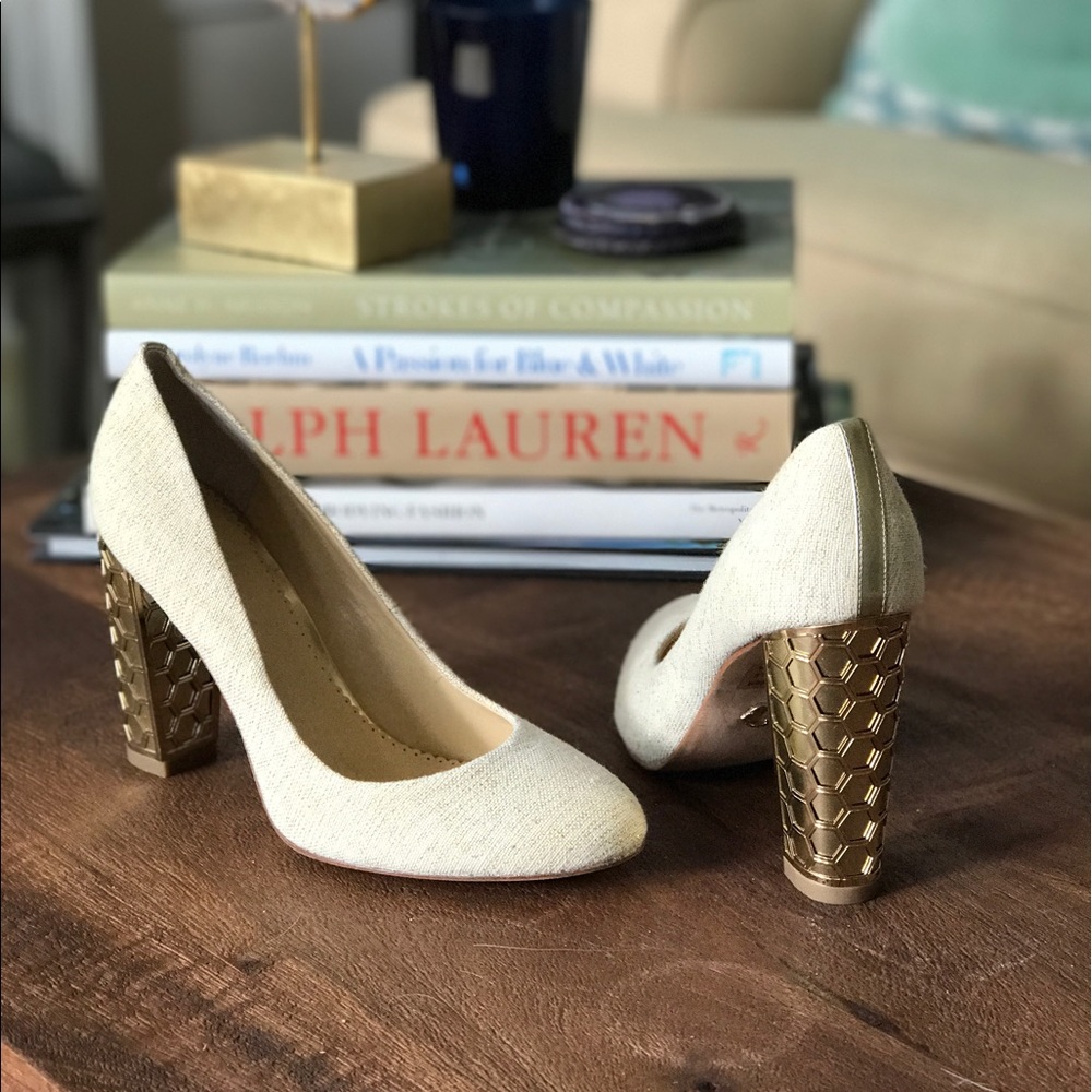 C. Wonder Chunky Honeycomb Heels