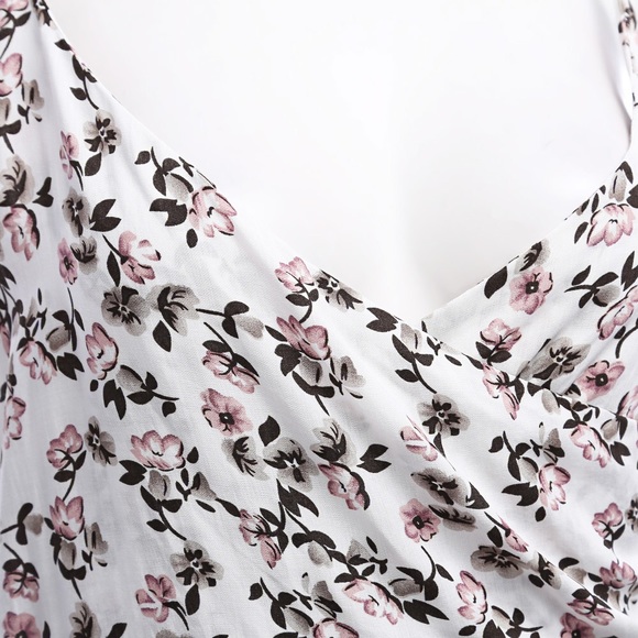 🌸 Floral Print Fit and Flare Cami Mini Dress - Picture 5 of 7