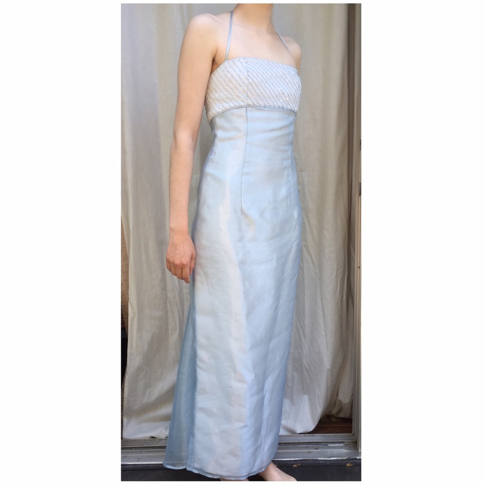 Baby Blue Vintage Jessica McClintock Dress