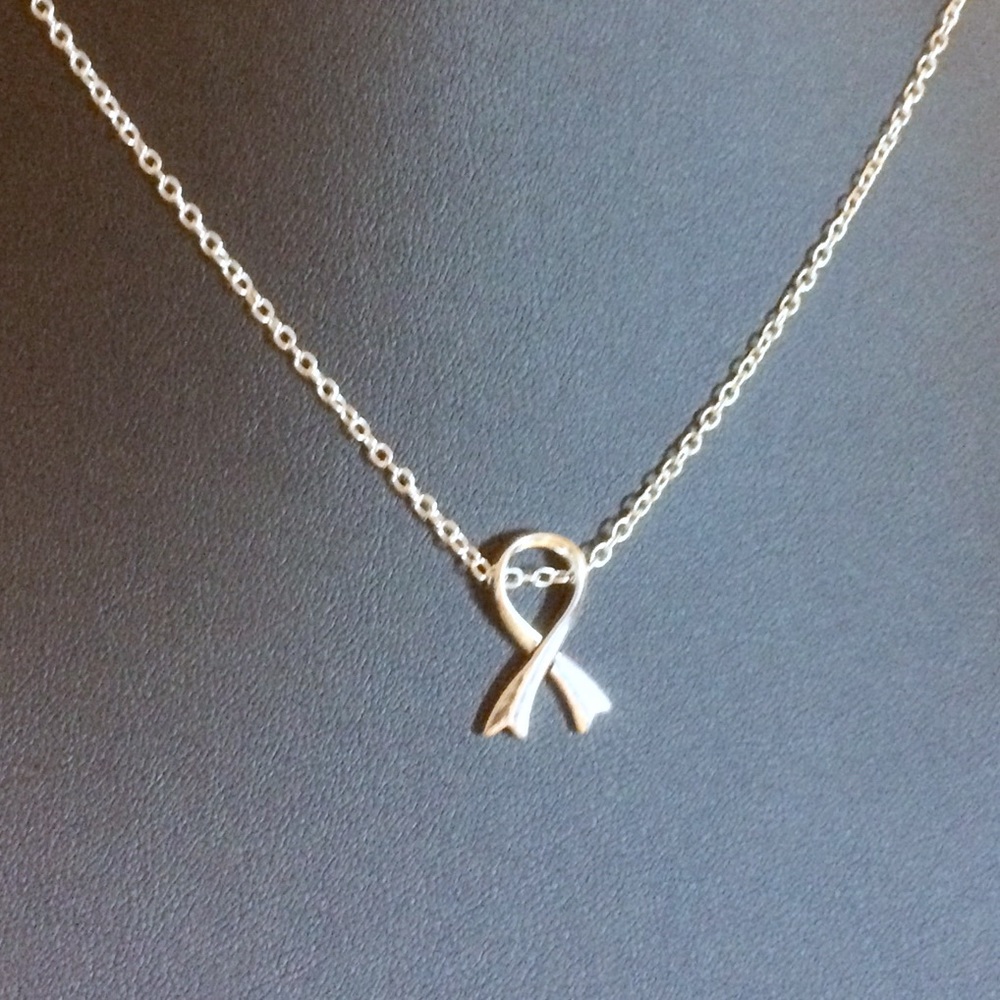 Ribbon Sterling necklace - Picture 2 of 6