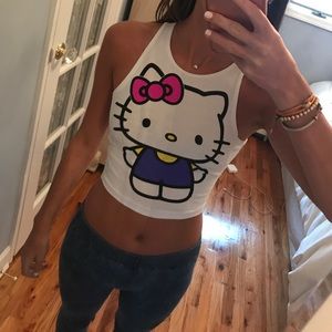 Hello kitty crop top