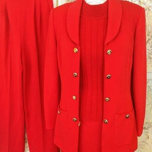 St. Johns-Red Sweater (matches with pants and 1 sk