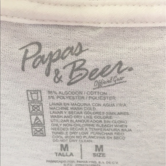 Papas & Beer Shirts Papas Beer Tshirt Purchased In Mexico Nwt Poshmark
