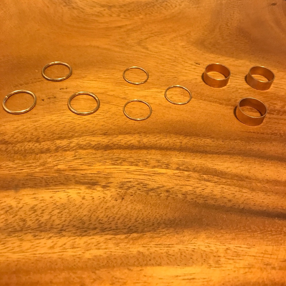 BUNDLE ONLY -- Gold Ring Set