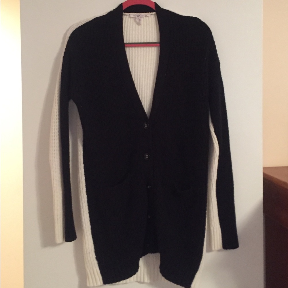 Bcbg colorblock cardigan