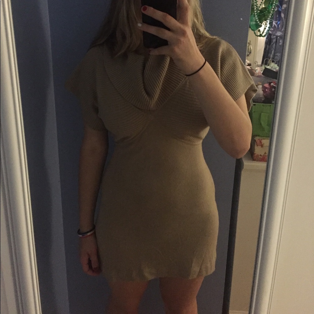 Tan dress