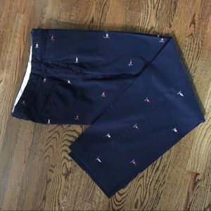 Polo Ralph Lauren Navy Sail Flag Khaki's 35x32