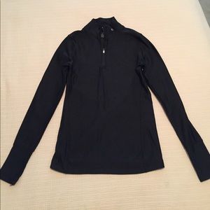 Black Athletic Long Sleeve Shirt
