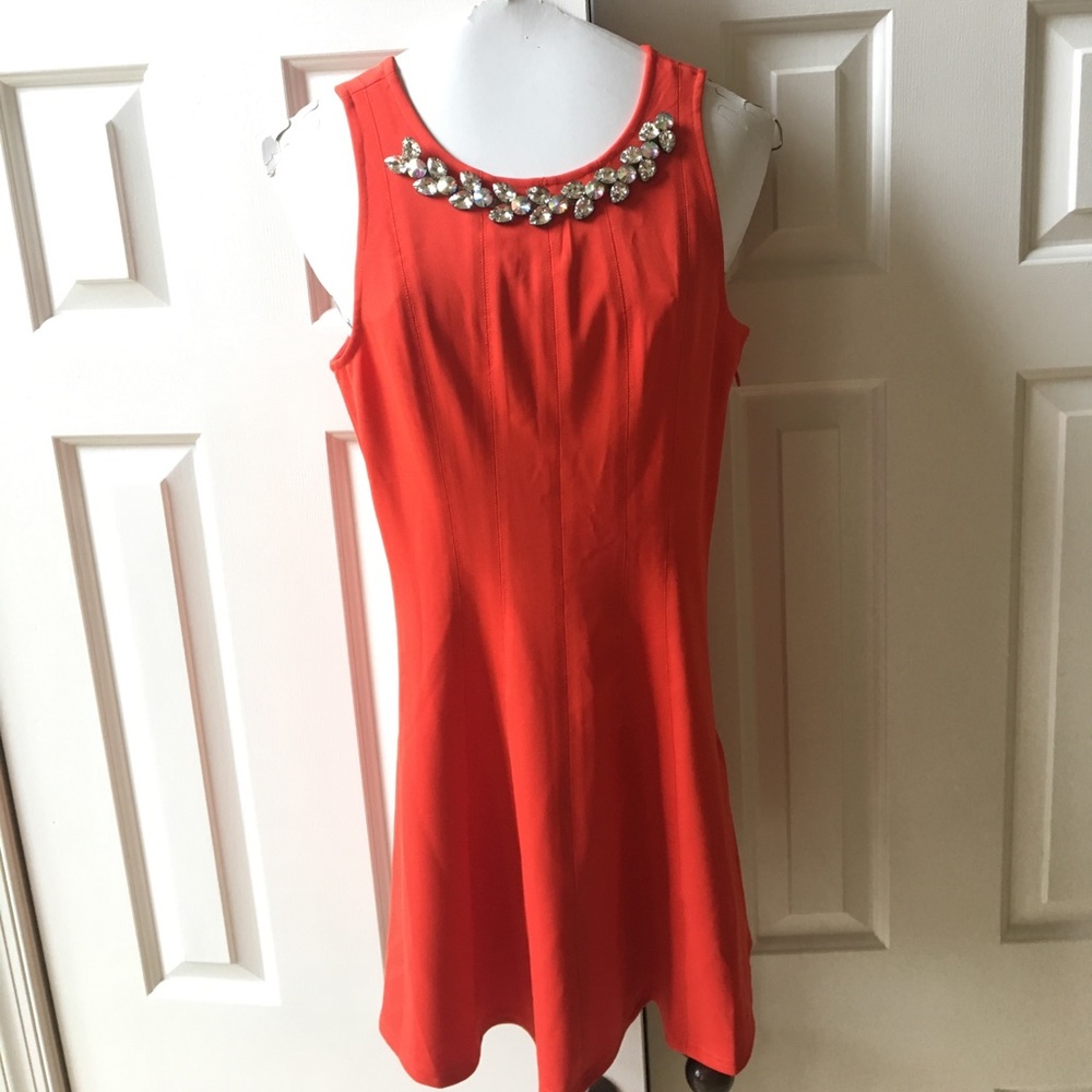NWT AKIRA Black Label jeweled party dress