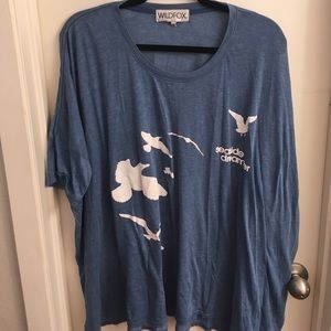 Wildfox size small blue beach tunic