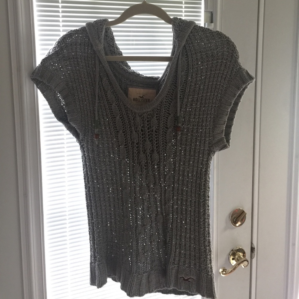 Cap sleeve sweater